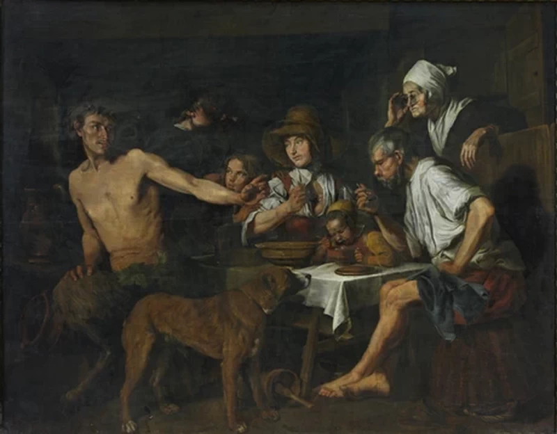 Satiro ospite del contadino - Galleria Nazionale dell'Armenia, Yerevan